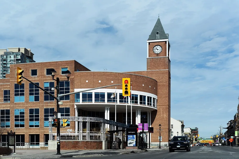 Brampton City Hall seen from Main Street, home of the City tax office