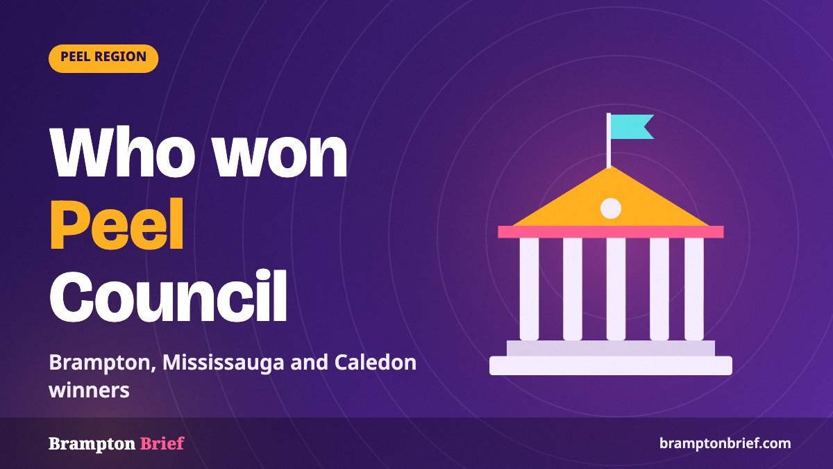 Peel Region Council after the 2026 election cover graphic with a council building